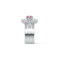 Sterling Silver Semi Mount Ring Setting Round RD 6x6mm DHJ