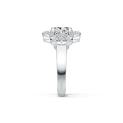 Sterling Silver Semi Mount Ring Setting Oval OV 8X6mm OV 5X3mm DHJ