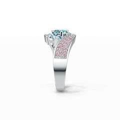 Sterling Silver Semi Mount Ring Setting Oval OV 7X5mm DHJ