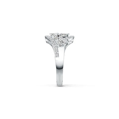 Sterling Silver Semi Mount Ring Setting Round RD 4x4mm DHJ