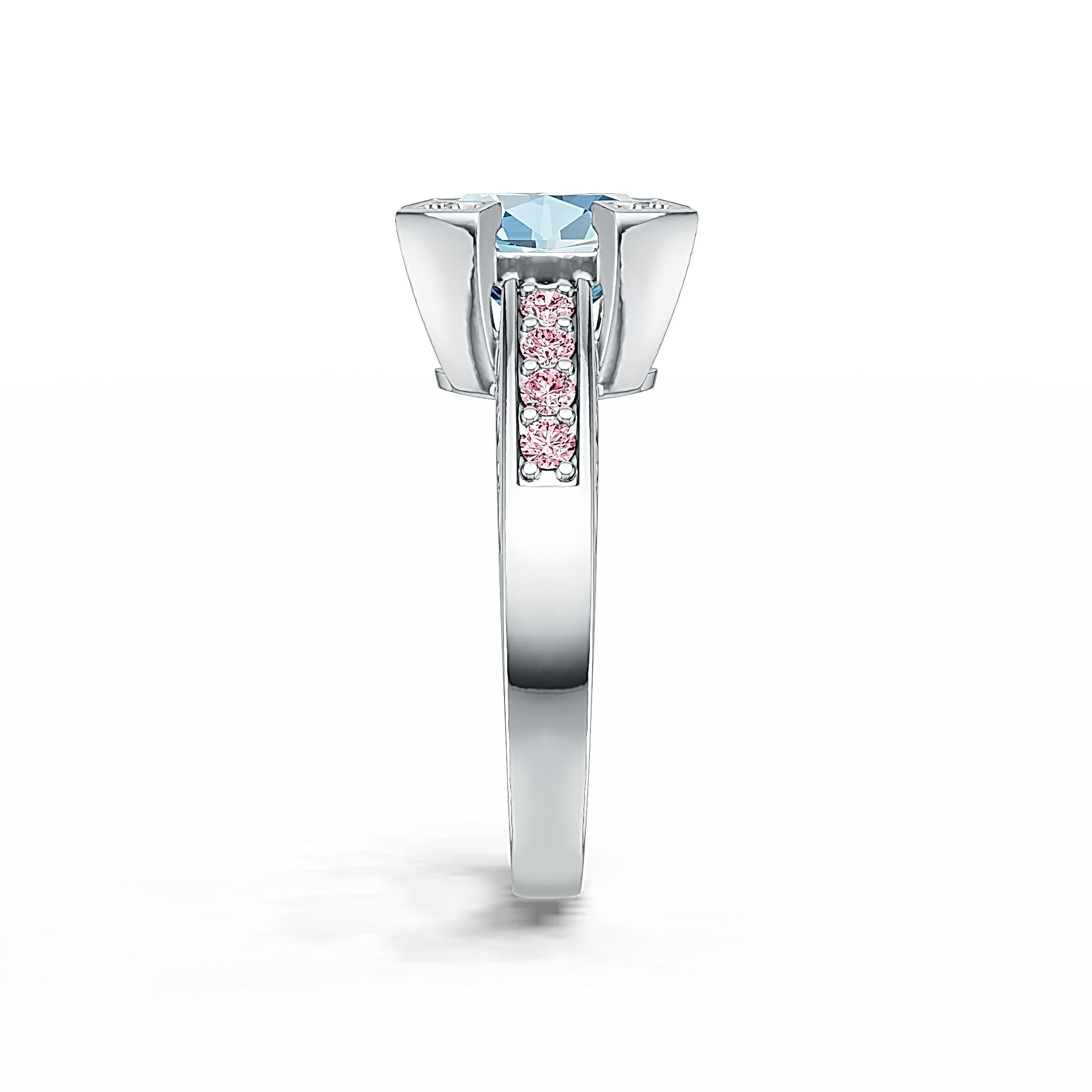 Sterling Silver Semi Mount Ring Setting Oval OV 10X8MM DHJ
