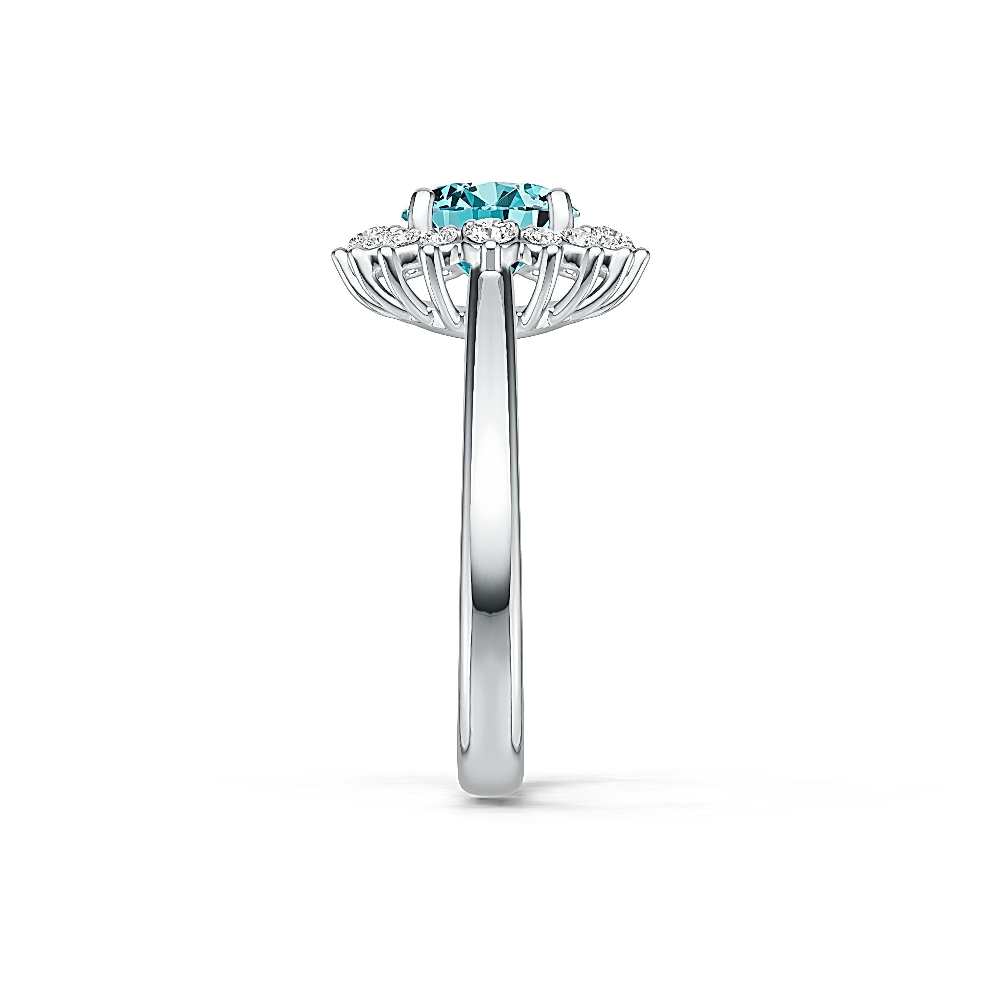 Sterling Silver Semi Mount Ring Setting Round RD 7X7mm Syzjewelry