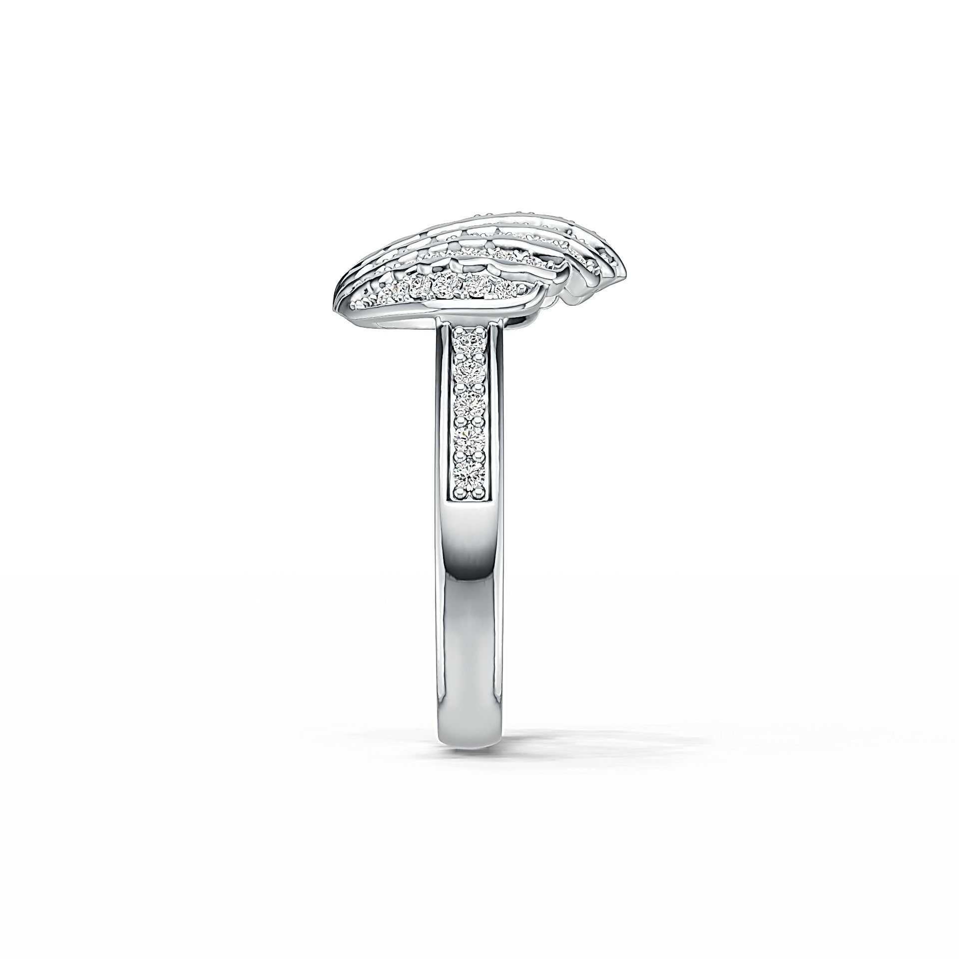 Sterling Silver Semi Mount Ring Setting Round RD 1.75mm DHJ