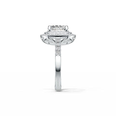 Sterling Silver Semi Mount Ring Setting Cushion CU 8X8mm Syzjewelry