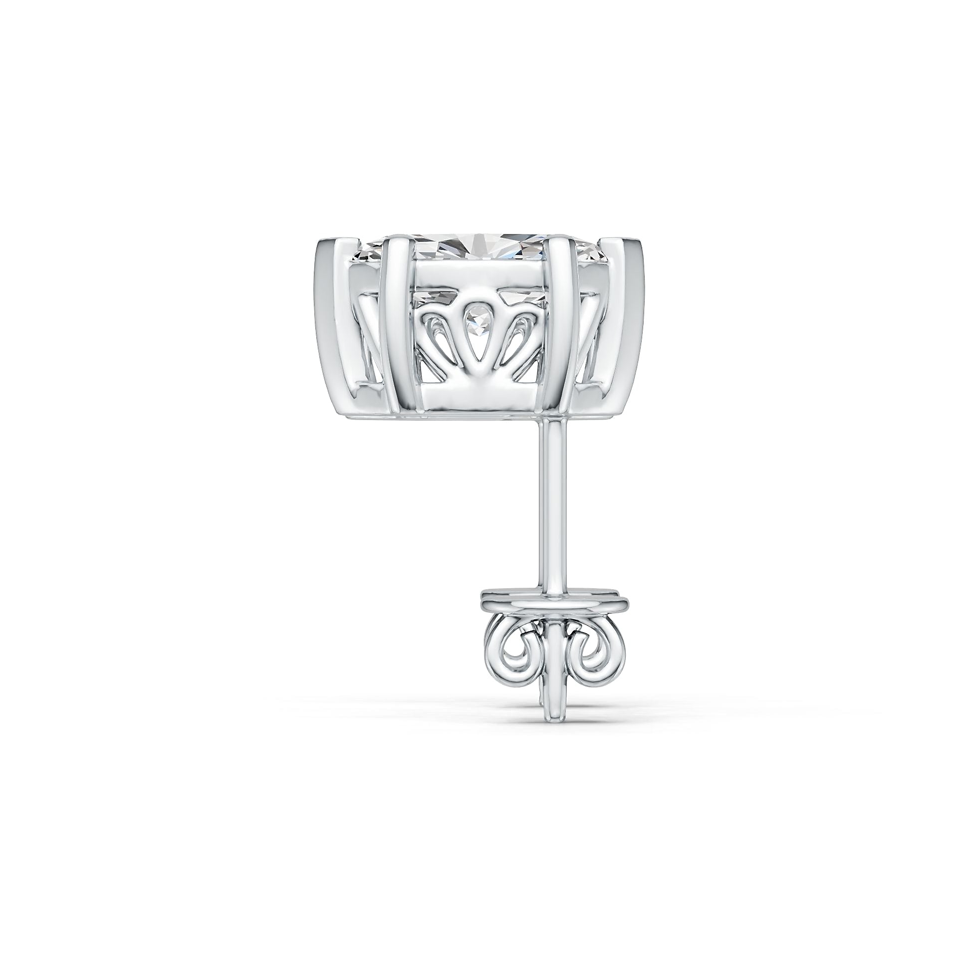 Sterling Silver Semi Mount Earrings Setting Marquise MQ 9X4.5mm Stud DHJ