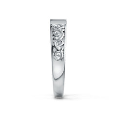 Sterling Silver Semi Mount Ring Setting Princess SQ 5.5X5.5mm DHJ