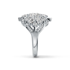 Sterling Silver Semi Mount Ring Setting Pear PE 4X3mm DHJ