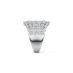 Sterling Silver Semi Mount Ring Setting Round RD 3.75mm DHJ