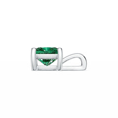 Sterling Silver Semi Mount Pendant Setting Cushion CU 6x6mm - Syzjewelry