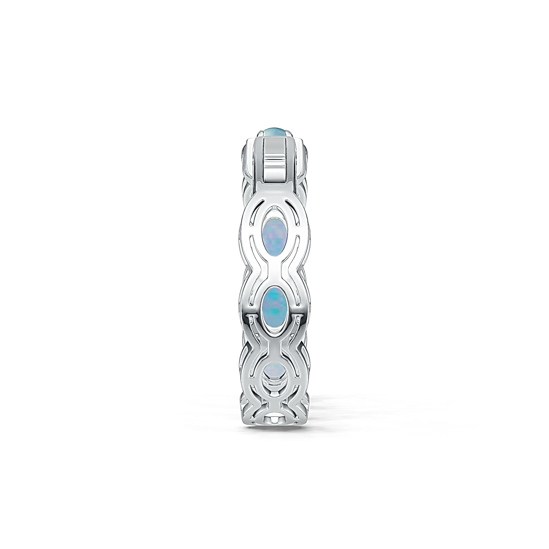 Sterling Silver Semi Mount Earrings Setting Oval OV 6X4mm DHJ