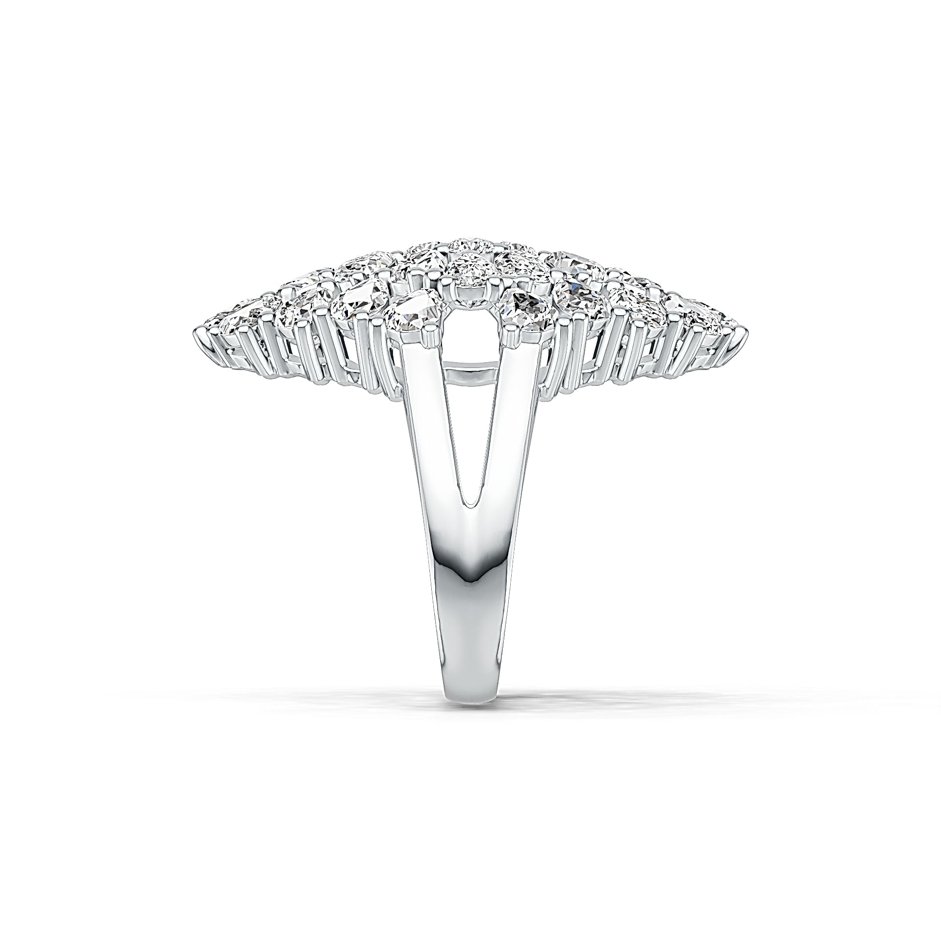 Sterling Silver Semi Mount Ring Setting Pear PE 4X3mm DHJ