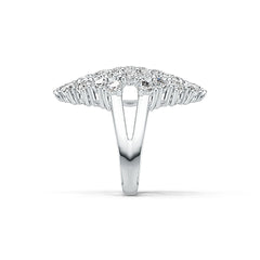 Sterling Silver Semi Mount Ring Setting Pear PE 4X3mm DHJ