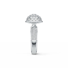 Sterling Silver Semi Mount Ring Setting Round RD 2x2mm DHJ