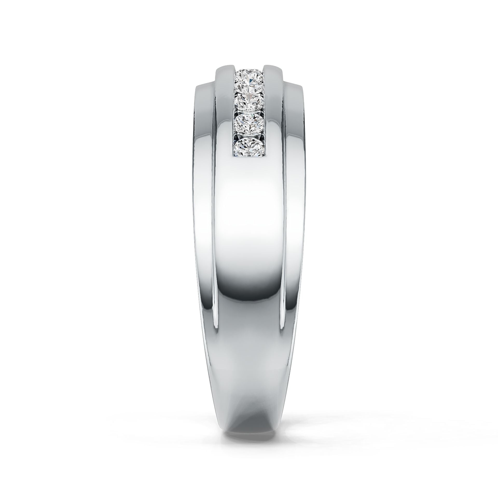 Sterling Silver Semi Mount Ring Setting Round RD 2x2mm DHJ