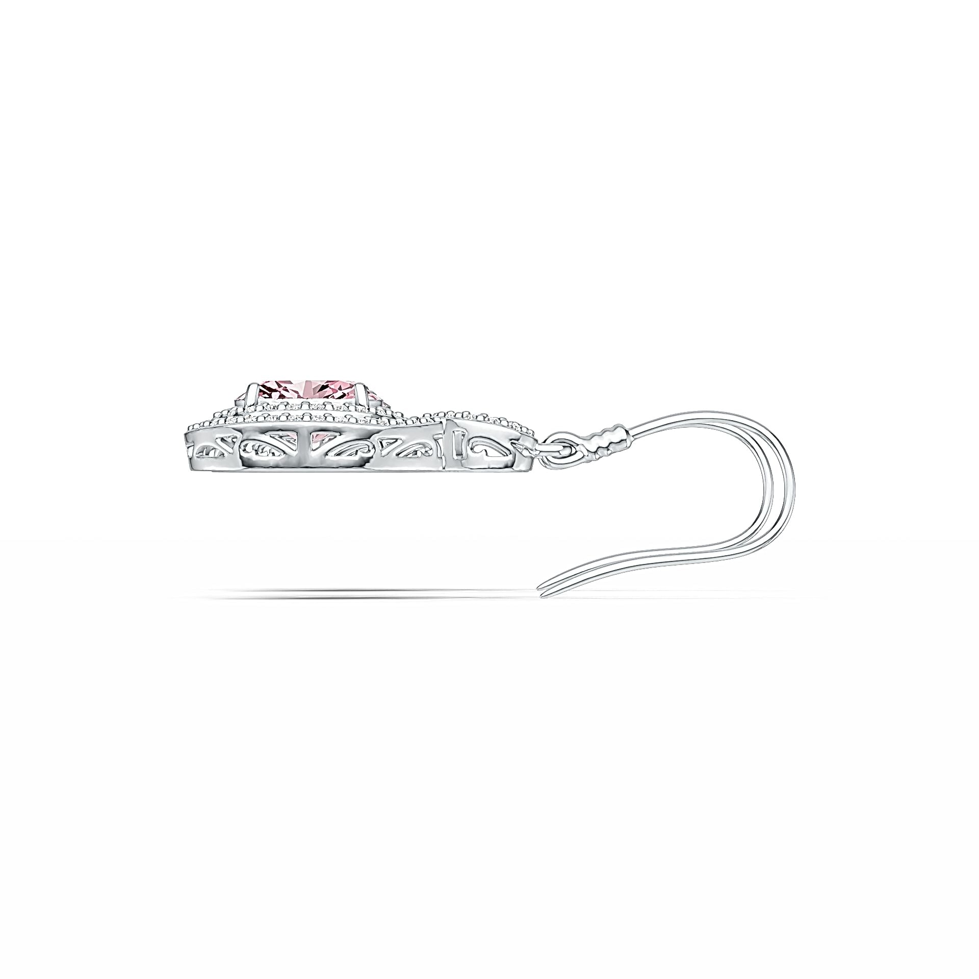 Sterling Silver Semi Mount Earrings Setting Oval OV 8X6mm DHJ