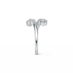 Sterling Silver Semi Mount Ring Setting Round RD 4x4mm DHJ