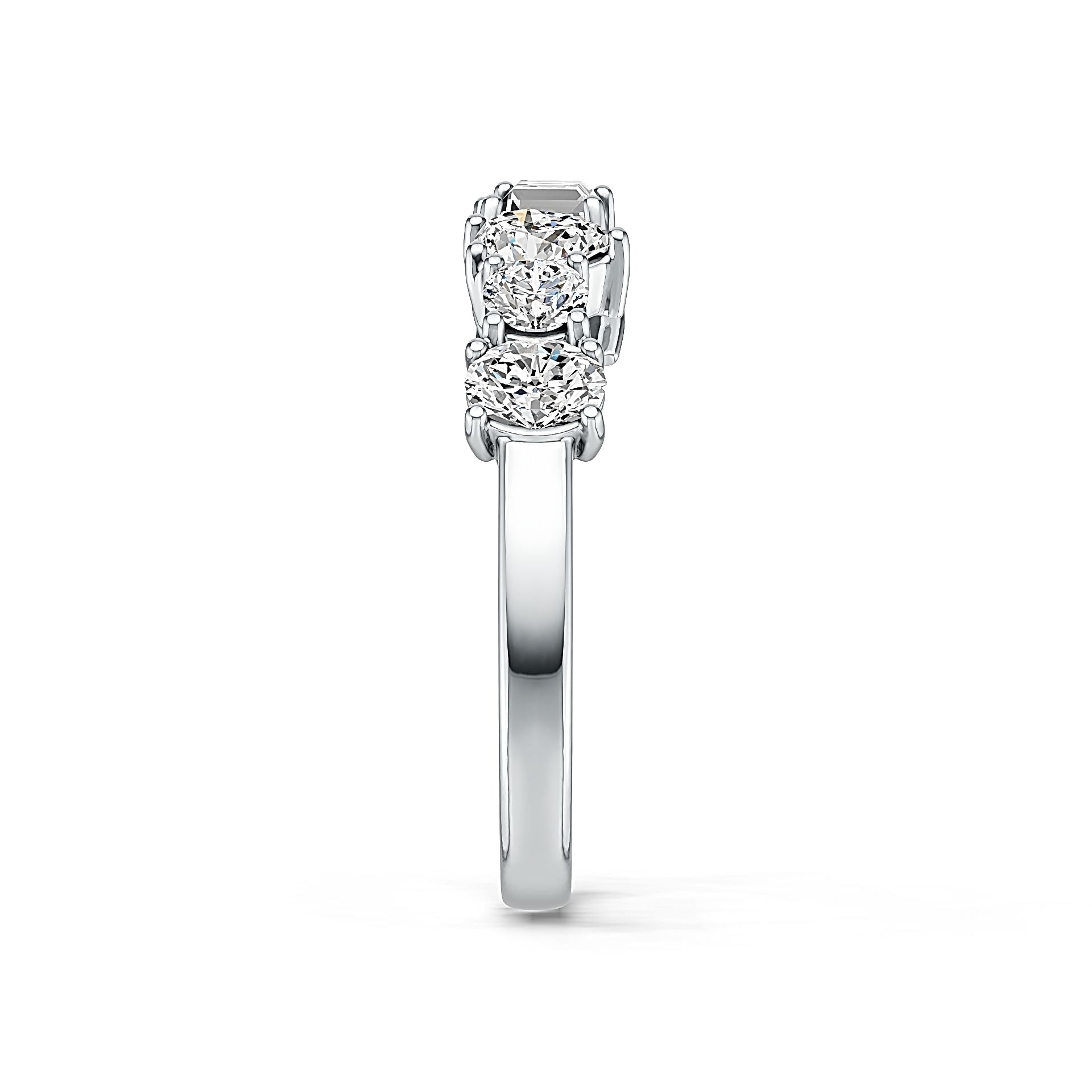 Sterling Silver Semi Mount Ring Setting Oval OV 4X3mm DHJ
