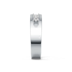 Sterling Silver Semi Mount Ring Setting Princess SQ 2.5mm DHJ