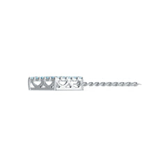 10K Gold Diamond-Shaped Cluster Pendant with White Topaz or Moissanite Syzjewelry
