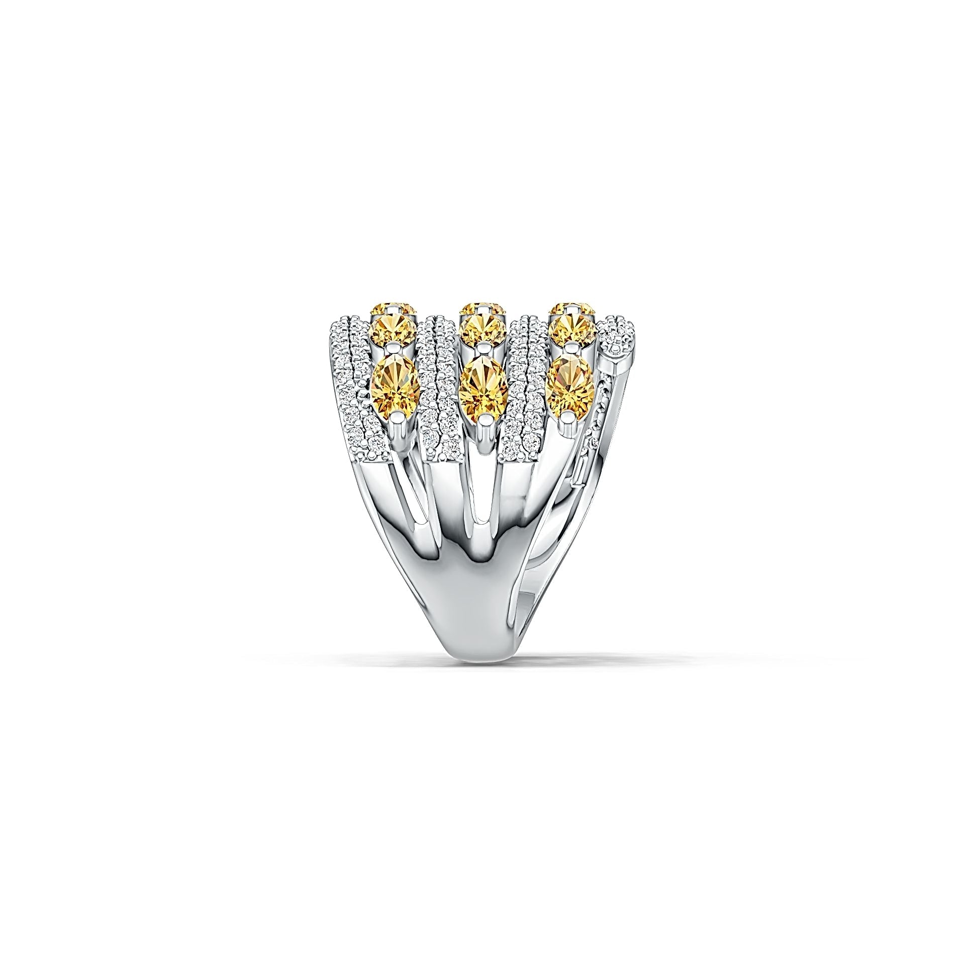 Sterling Silver Semi Mount Ring Setting Oval OV 5x3mm DHJ
