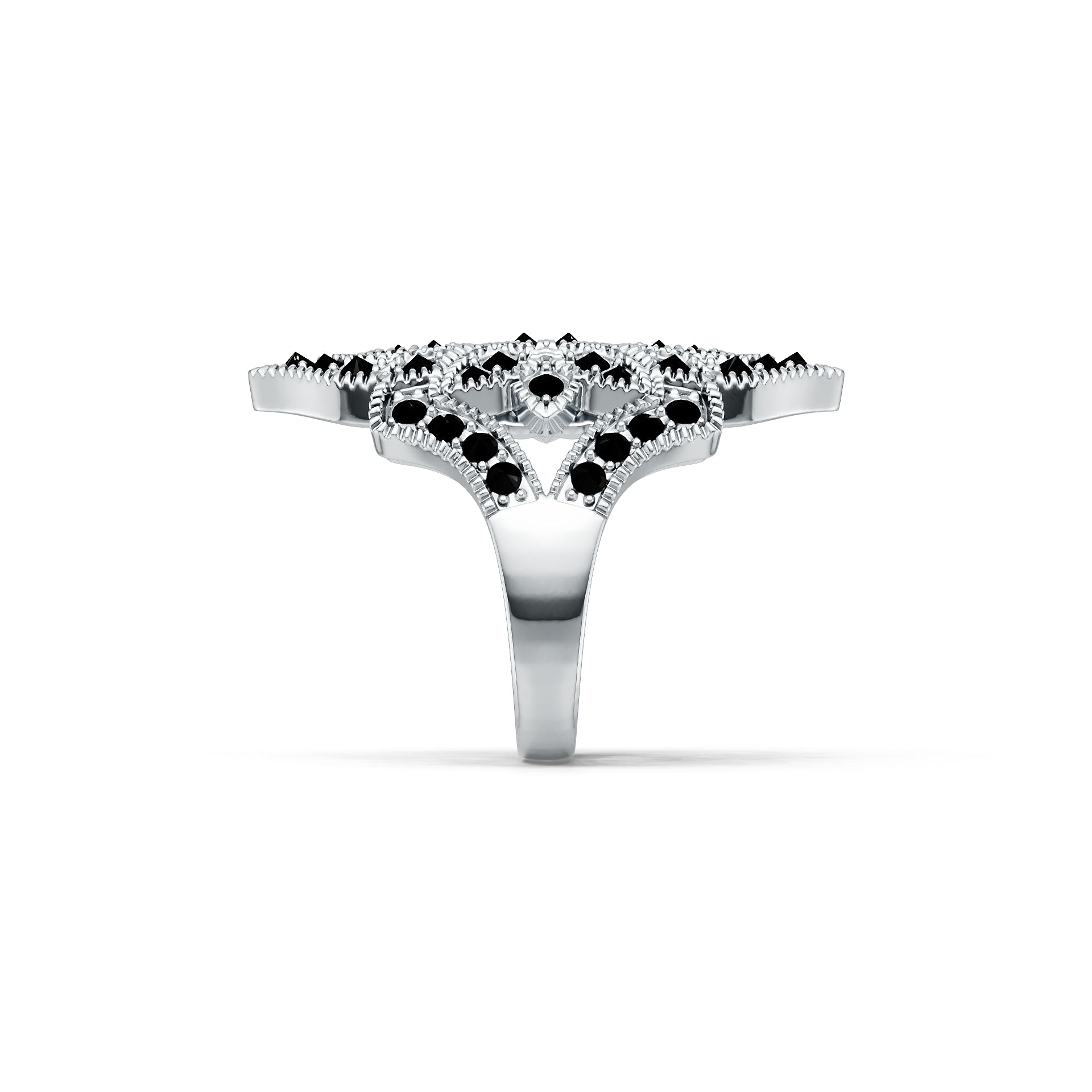Sterling Silver Semi Mount Ring Setting Round RD 2x2mm DHJ