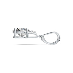 Sterling Silver Semi Mount Earrings Setting Oval OV 11X9mm DHJ