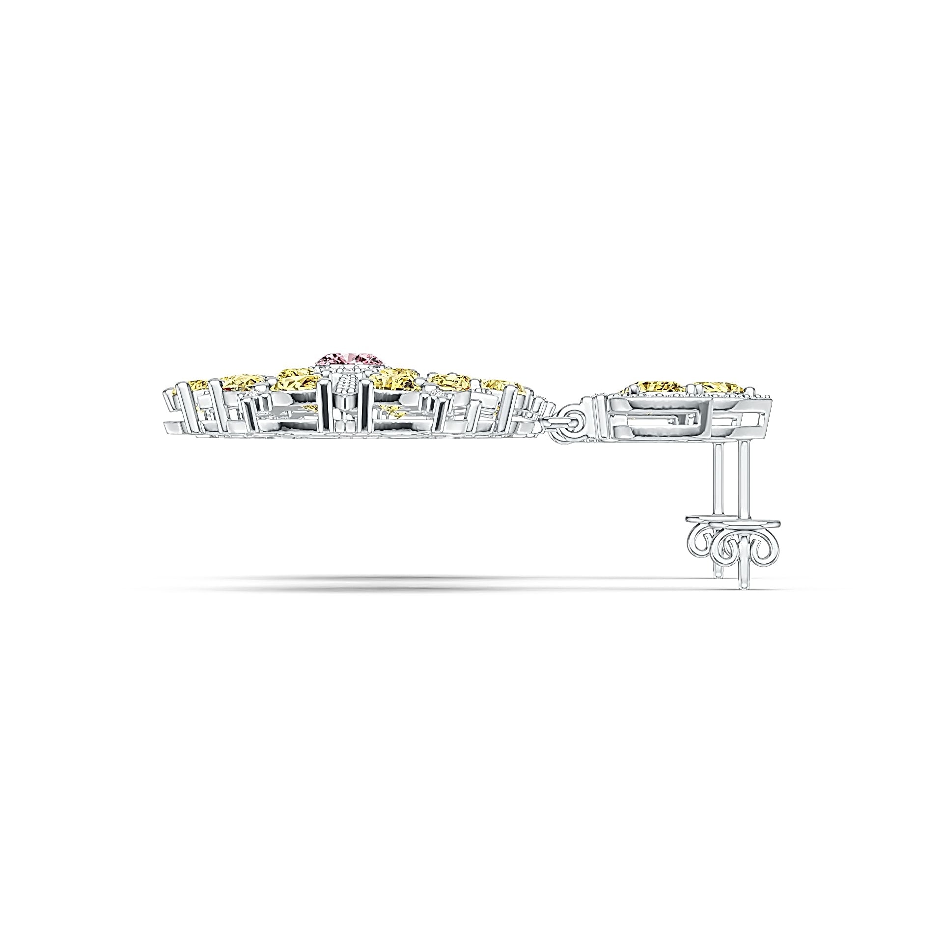 Sterling Silver Semi Mount Earrings Setting Oval OV 5X4mm PE 4X3mm DHJ