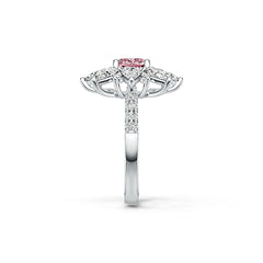 Sterling Silver Semi Mount Ring Setting Cushion CU 6x6mm PE 5x3mm Syzjewelry