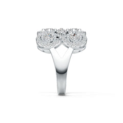Sterling Silver Semi Mount Ring Setting Round RD 4x4mm DHJ