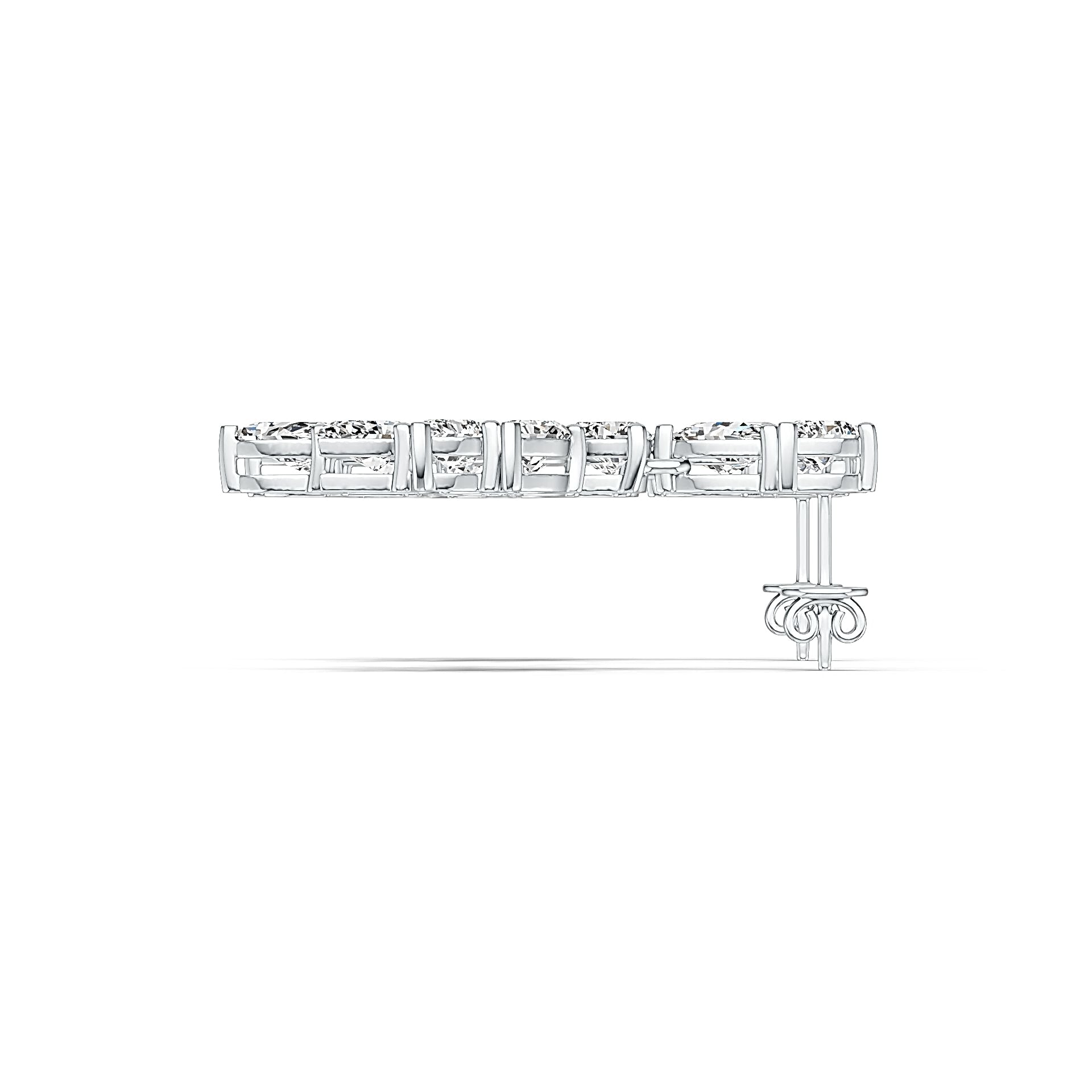 Sterling Silver Semi Mount Earrings Setting Pear PE 6X4mm PE 5X4mm DHJ