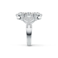 Sterling Silver Semi Mount Ring Setting Oval OV 5X4mm DHJ
