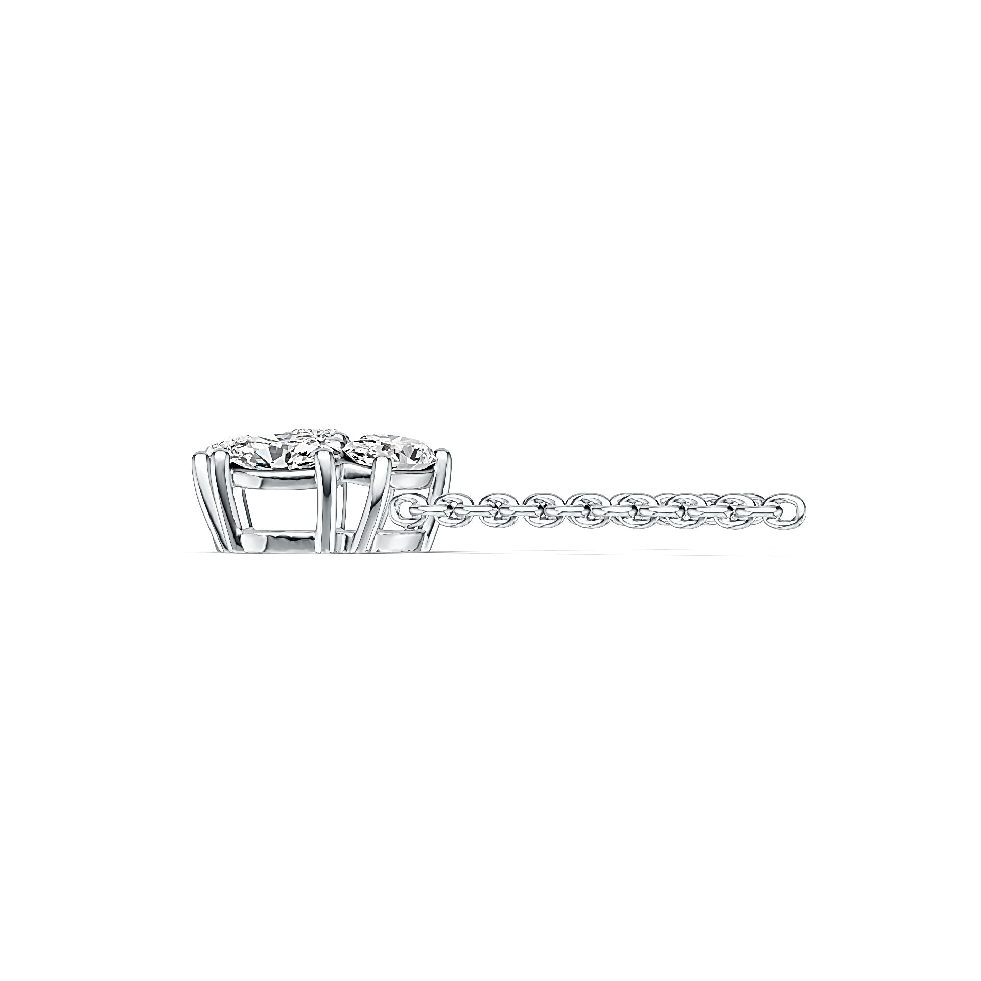 Sterling Silver Semi Mount Pendant Setting Oval OV 5X3mm Syzjewelry
