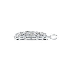 Sterling Silver Semi Mount Pendant Setting Oval OV 6X4mm DHJ