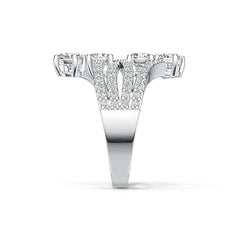 Sterling Silver Semi Mount Ring Setting Round RD 5x5mm DHJ