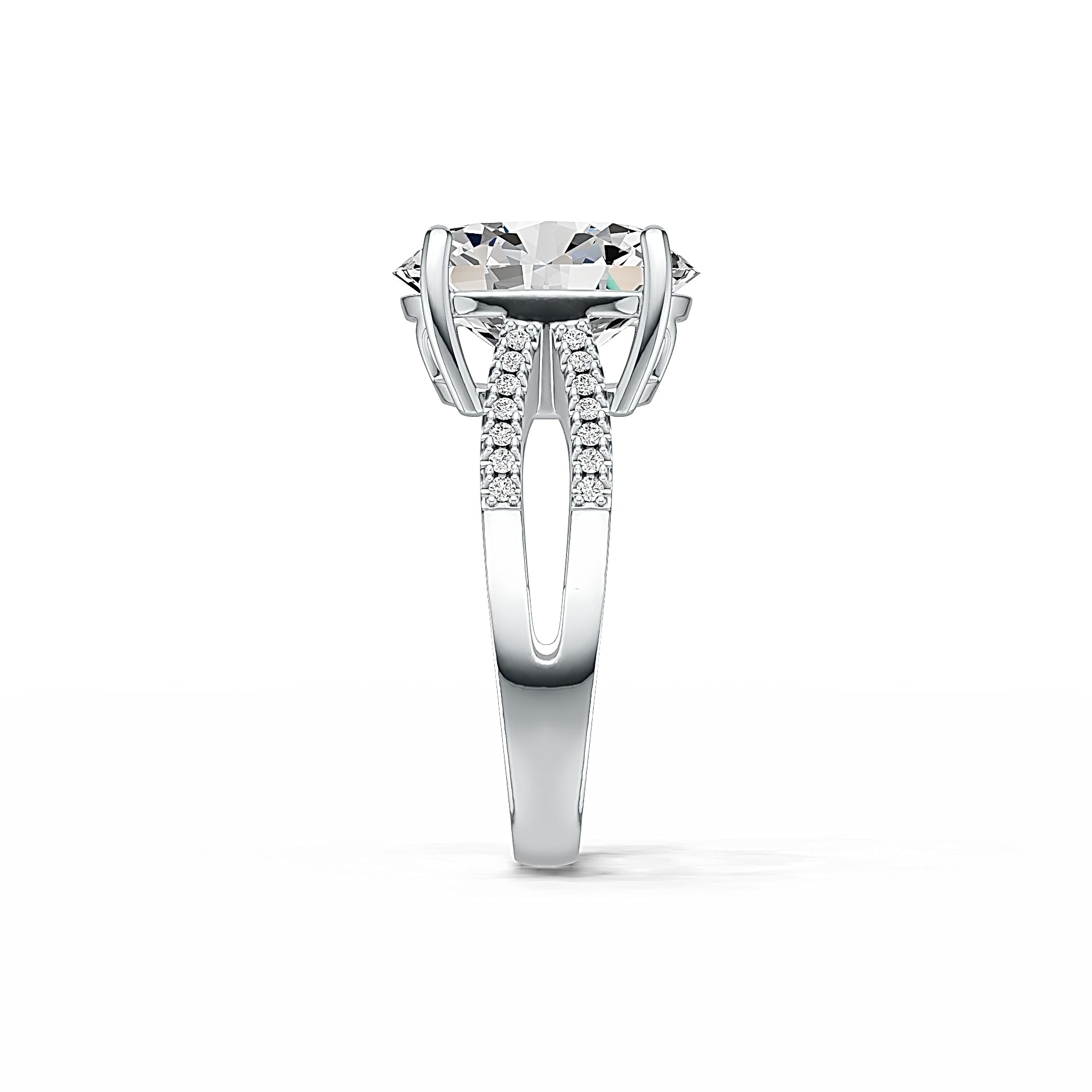 Sterling Silver Semi Mount Ring Setting Oval OV 14X12mm Syzjewelry