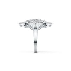Sterling Silver Semi Mount Ring Setting Round RD 3.5mm DHJ
