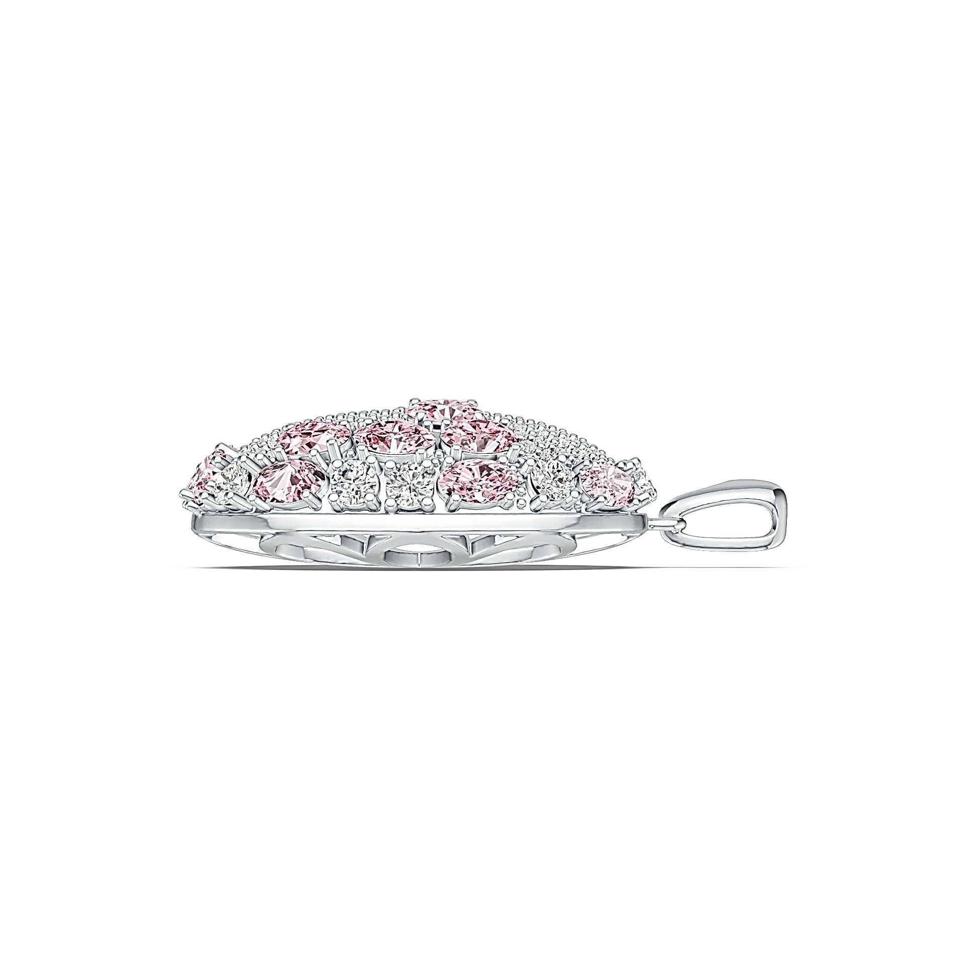 Sterling Silver Semi Mount Pendant Setting Oval OV 5X3mm DHJ
