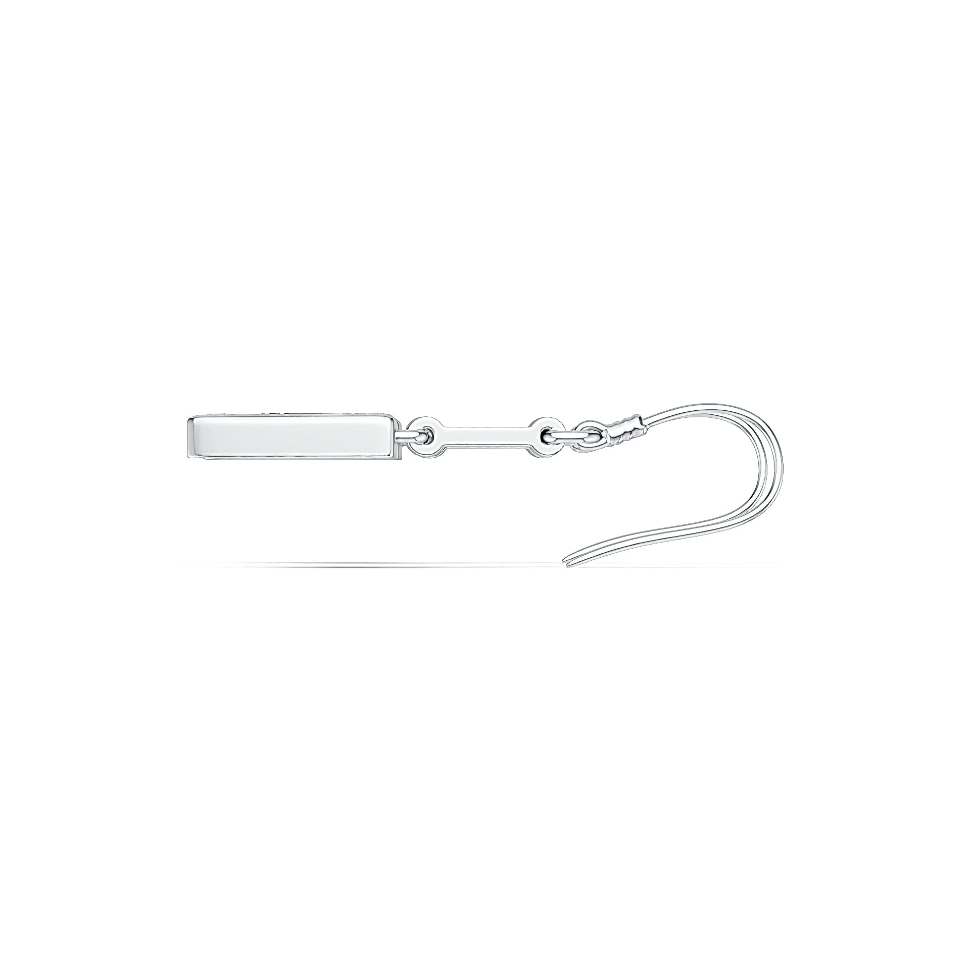Sterling Silver Semi Mount Earrings Setting Trillion TR 12X8mm DHJ