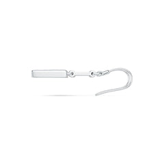 Sterling Silver Semi Mount Earrings Setting Trillion TR 12X8mm DHJ