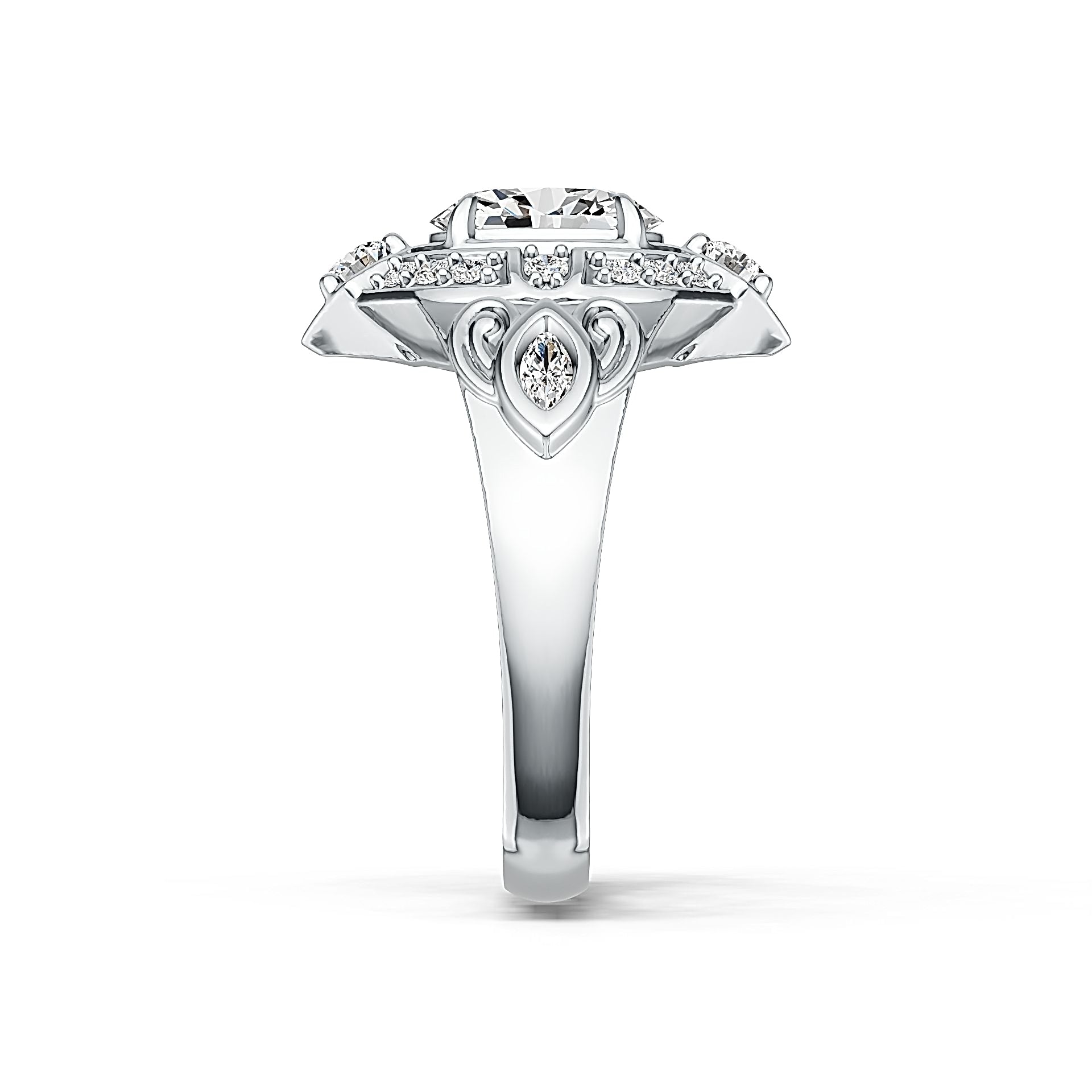 Sterling Silver Semi Mount Ring Setting Oval OV 8x6mm Syzjewelry