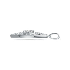 Sterling Silver Semi Mount Pendant Setting Oval OV 7X5mm Filigree Milgrain Syzjewelry