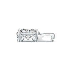 Sterling Silver Semi Mount Pendant Setting Oval OV 18x13mm DHJ