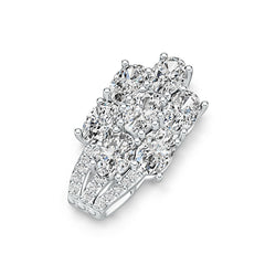 Sterling Silver Semi Mount Pendant Setting Oval OV 6X4mm DHJ