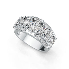 Sterling Silver Semi Mount Ring Setting Oval OV 8X6mm OV 6X4mm DHJ