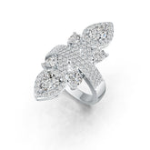 Sterling Silver Semi Mount Ring Setting Pear PE 8X6mm HT 5X5mm DHJ