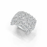 Sterling Silver Semi Mount Ring Setting Round RD 3.5mm DHJ