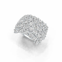 Sterling Silver Semi Mount Ring Setting Round RD 3.5mm DHJ