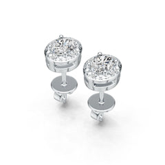 Sterling Silver Semi Mount Earrings Setting Oval OV 5X4mm DHJ