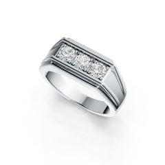 Sterling Silver Semi Mount Ring Setting Round RD 4x4mm DHJ