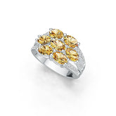 Sterling Silver Semi Mount Ring Setting Oval OV 6X4mm DHJ